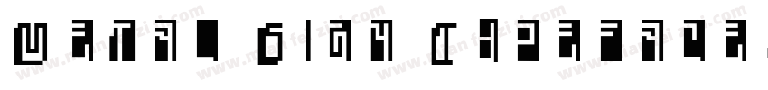 Metal Sign Typeface字体转换